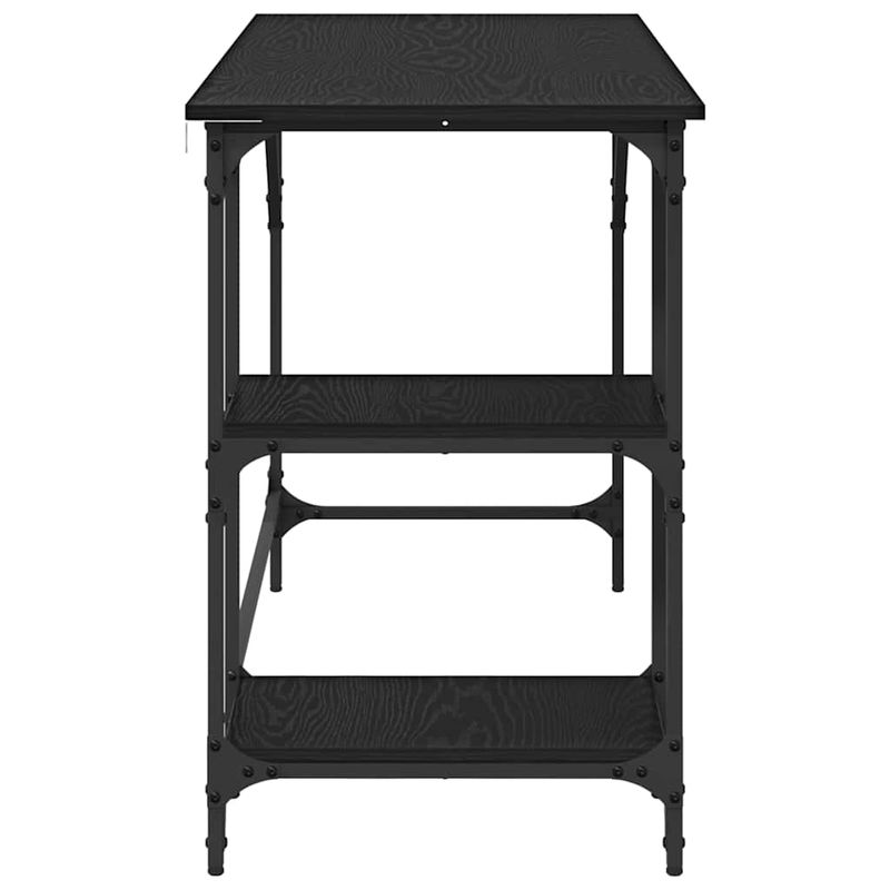 Casa si Gradina - Mobilier - Mese si birouri - Birouri - Birou Stejar Negru 120 x 50 x 75 cm Lemn compozit - Infinity.ro