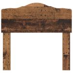 Casa si Gradina - Mobilier - Paturi si accesorii - Accesorii paturi - Tablie de pat cu aripioare gri taupe 183x23x118/128 cm textil - Infinity.ro