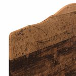 Casa si Gradina - Mobilier - Paturi si accesorii - Accesorii paturi - Tablie de pat cu aripioare gri taupe 183x23x118/128 cm textil - Infinity.ro