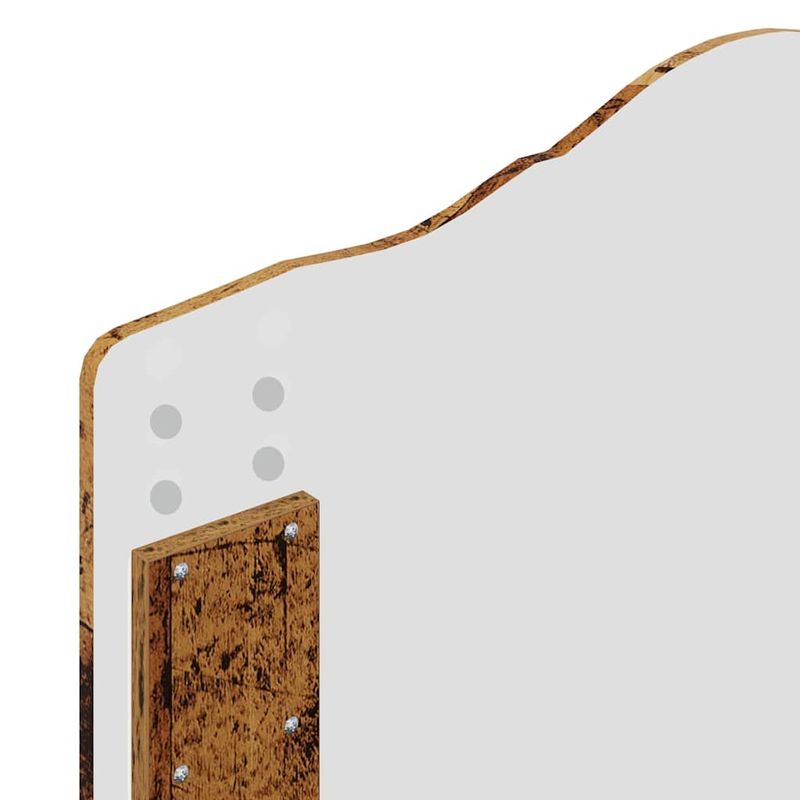 Casa si Gradina - Mobilier - Paturi si accesorii - Accesorii paturi - Tablie de pat cu aripioare gri taupe 183x23x118/128 cm textil - Infinity.ro