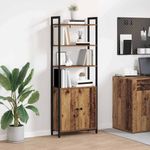 Casa si Gradina - Mobilier - Biblioteci si rafturi - Biblioteci - Dulap pentru carti Lemn Vechi 60 x 24 x 161 cm Lemn compozit - Infinity.ro