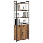 Casa si Gradina - Mobilier - Biblioteci si rafturi - Biblioteci - Dulap pentru carti Lemn Vechi 60 x 24 x 161 cm Lemn compozit - Infinity.ro