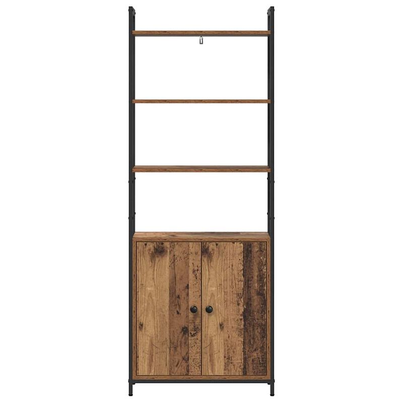 Casa si Gradina - Mobilier - Biblioteci si rafturi - Biblioteci - Dulap pentru carti Lemn Vechi 60 x 24 x 161 cm Lemn compozit - Infinity.ro
