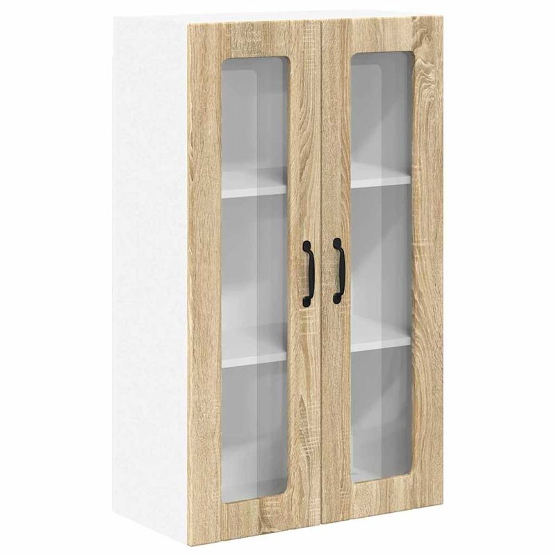 Casa si Gradina - Mobilier - Comode si corpuri - Corpuri bucatarie - Dulap suspendat de bucatarie Stejar Sonoma 60 x 31 x 100 cm - Infinity.ro