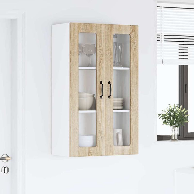 Casa si Gradina - Mobilier - Comode si corpuri - Corpuri bucatarie - Dulap suspendat de bucatarie Stejar Sonoma 60 x 31 x 100 cm - Infinity.ro