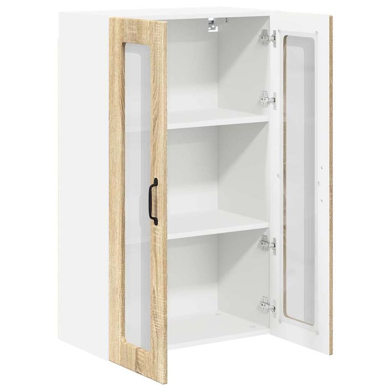 Casa si Gradina - Mobilier - Comode si corpuri - Corpuri bucatarie - Dulap suspendat de bucatarie Stejar Sonoma 60 x 31 x 100 cm - Infinity.ro