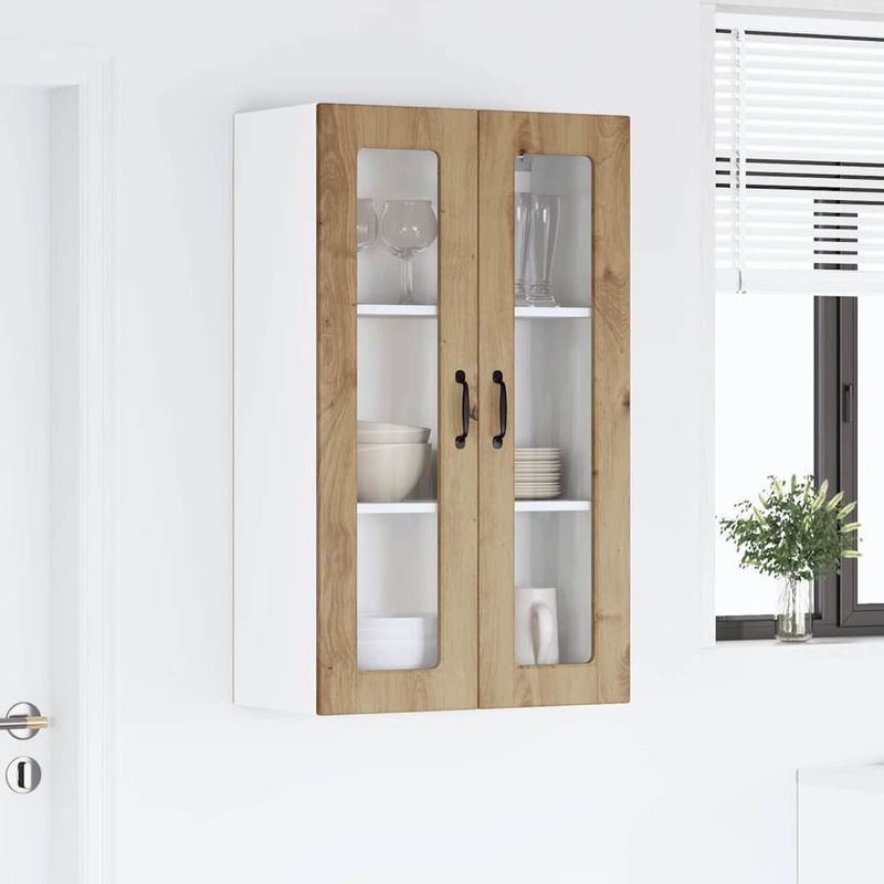 Casa si Gradina - Mobilier - Comode si corpuri - Corpuri bucatarie - Dulap suspendat de bucatarie Stejar Artizanal 60 x 31 x 100 cm - Infinity.ro