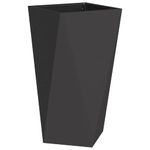 Casa si Gradina - Gradinarit si plante - Plante si ghivece - Ghivece si suporturi - Jardiniera 2 pcs Negru 40 x 40 x 75 cm Otel - Infinity.ro