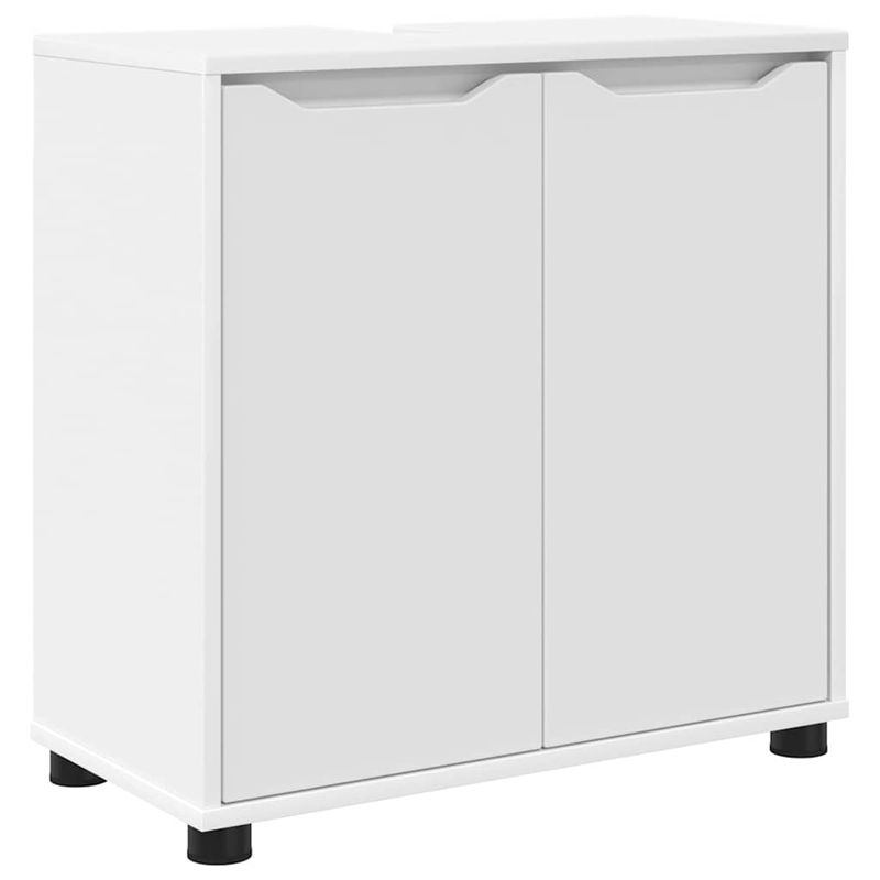 Casa si Gradina - Mobilier - Mobilier baie - Corpuri baie - Cabinet pentru chiuveta de baie cu raft Alb 60 x 30 x 60 cm - Infinity.ro