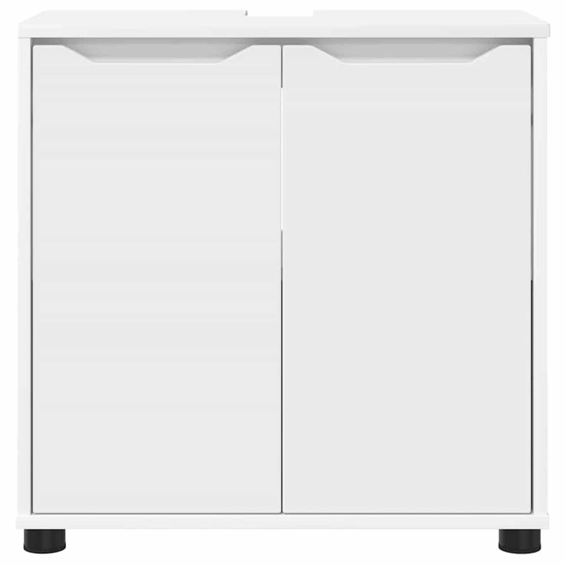 Casa si Gradina - Mobilier - Mobilier baie - Comode baie - Cabinet pentru chiuveta de baie cu raft Alb 60 x 30 x 60 cm - Infinity.ro