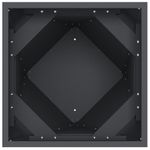 Casa si Gradina - Gradinarit si plante - Plante si ghivece - Ghivece si suporturi - Jardiniera 2 pcs Antracit 40 x 40 x 75 cm Otel - Infinity.ro