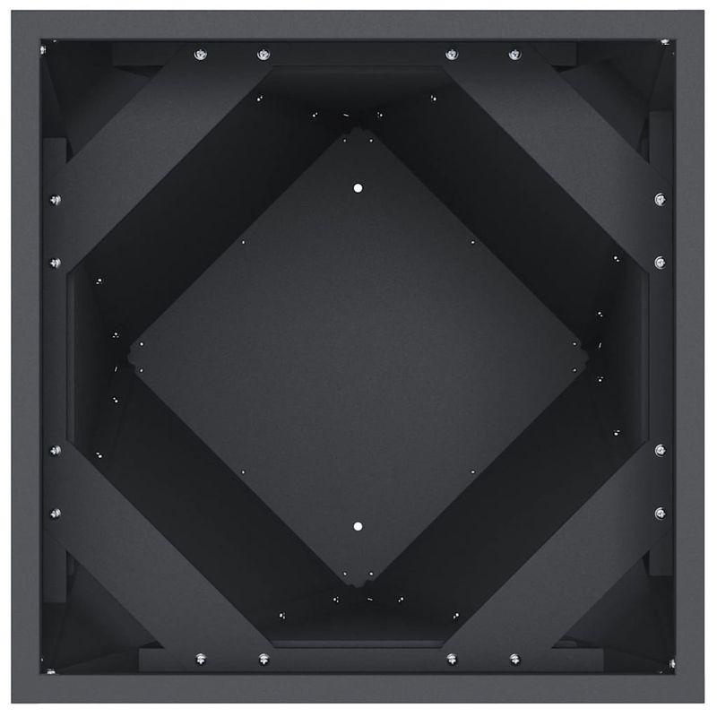 Casa si Gradina - Gradinarit si plante - Plante si ghivece - Ghivece si suporturi - Jardiniera 2 pcs Antracit 40 x 40 x 75 cm Otel - Infinity.ro