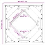 Casa si Gradina - Gradinarit si plante - Plante si ghivece - Ghivece si suporturi - Jardiniera 2 pcs Antracit 40 x 40 x 75 cm Otel - Infinity.ro