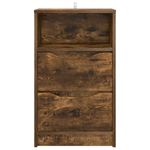 Casa si Gradina - Mobilier - Comode si corpuri - Noptiere - Noptiera Stejar fumuriu 40 x 30 x 467 cm Lemn compozit - Infinity.ro