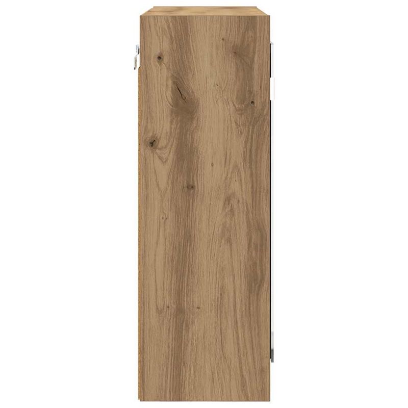 Casa si Gradina - Mobilier - Mobilier baie - Corpuri baie - Dulap cu oglinda pentru baie Stejar Artizanal 60 x 20 x 60 cm - Infinity.ro