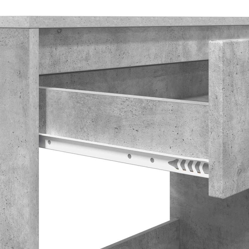 Casa si Gradina - Mobilier - Mese si birouri - Birouri - Birou cu sertar Gri din beton 100 x 50 x 78 cm Lemn compozit - Infinity.ro