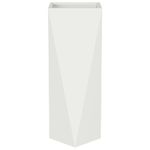 Casa si Gradina - Gradinarit si plante - Plante si ghivece - Ghivece si suporturi - Jardiniera 2 pcs Alb 30 x 30 x 75 cm Otel - Infinity.ro