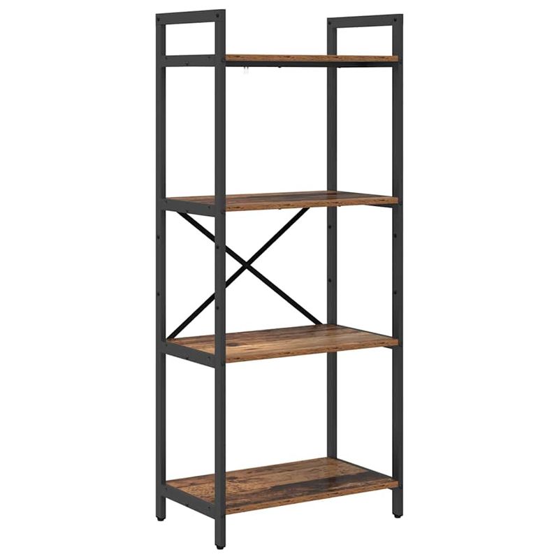 Casa si Gradina - Mobilier - Biblioteci si rafturi - Biblioteci - Raft pentru carti Lemn Vechi 56 x 34 x 133,5 cm Lemn compozit - Infinity.ro