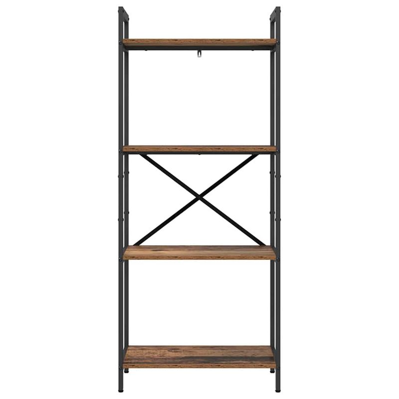 Casa si Gradina - Mobilier - Biblioteci si rafturi - Biblioteci - Raft pentru carti Lemn Vechi 56 x 34 x 133,5 cm Lemn compozit - Infinity.ro