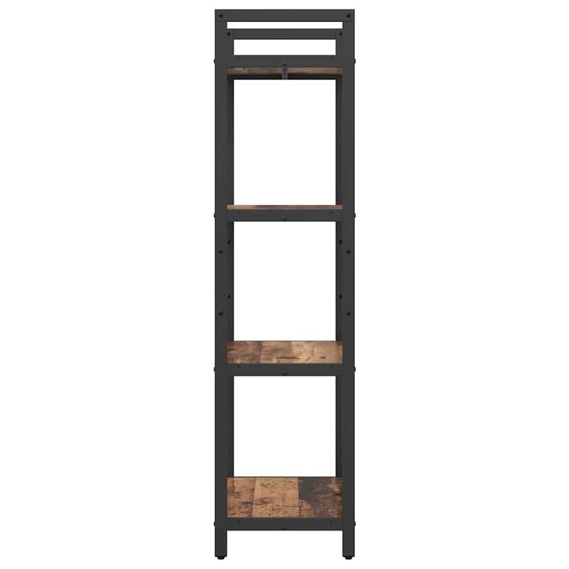 Casa si Gradina - Mobilier - Biblioteci si rafturi - Biblioteci - Raft pentru carti Lemn Vechi 56 x 34 x 133,5 cm Lemn compozit - Infinity.ro