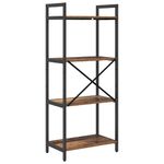 Casa si Gradina - Mobilier - Biblioteci si rafturi - Biblioteci - Raft pentru carti Lemn Vechi 56 x 34 x 133,5 cm Lemn compozit - Infinity.ro
