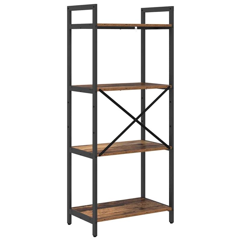 Casa si Gradina - Mobilier - Biblioteci si rafturi - Biblioteci - Raft pentru carti Lemn Vechi 56 x 34 x 133,5 cm Lemn compozit - Infinity.ro