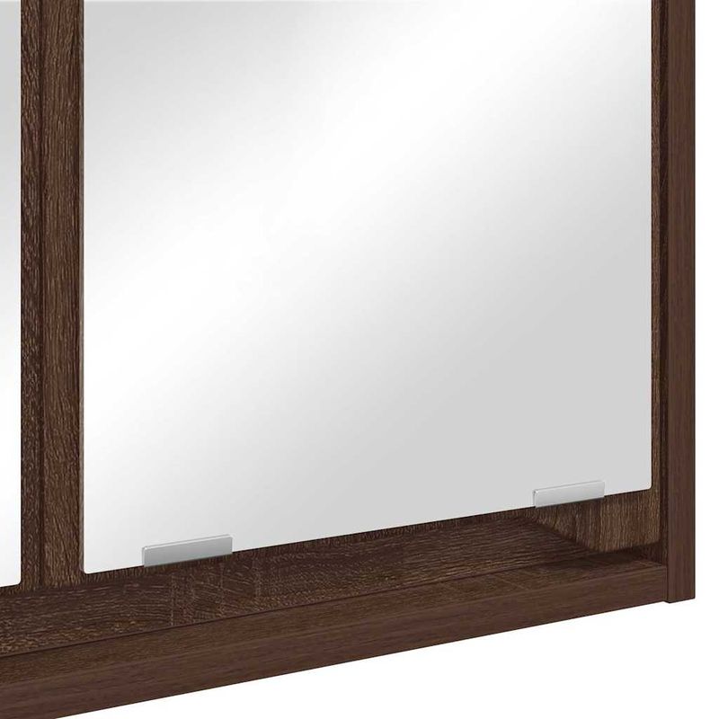 Casa si Gradina - Mobilier - Mobilier baie - Corpuri baie - Dulap cu oglinda pentru baie Stejar inchis 60 x 20 x 60 cm - Infinity.ro