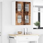 Casa si Gradina - Mobilier - Comode si corpuri - Corpuri bucatarie - Dulap suspendat de bucatarie 2 pcs Lemn Vechi 60 x 31 x 40 cm - Infinity.ro