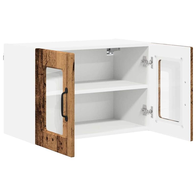 Casa si Gradina - Mobilier - Comode si corpuri - Corpuri bucatarie - Dulap suspendat de bucatarie 2 pcs Lemn Vechi 60 x 31 x 40 cm - Infinity.ro