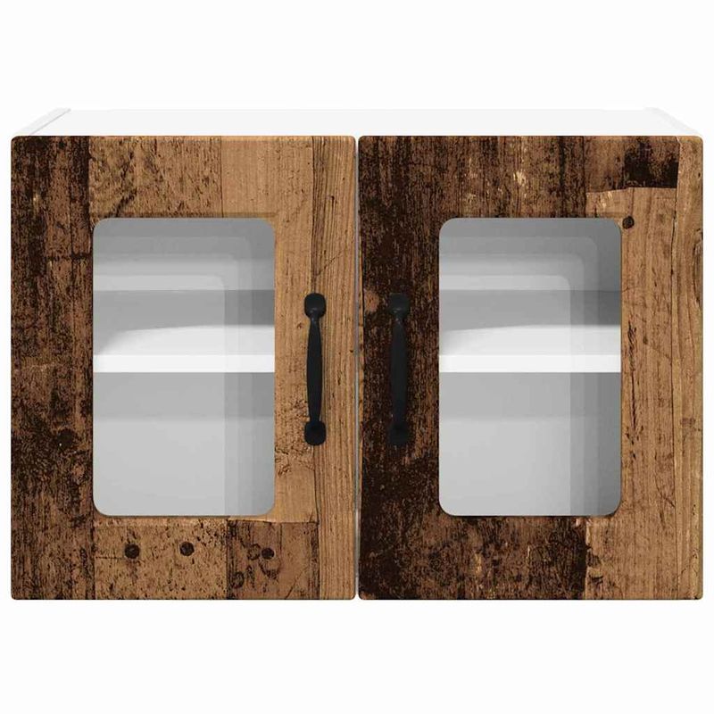 Casa si Gradina - Mobilier - Comode si corpuri - Corpuri bucatarie - Dulap suspendat de bucatarie 2 pcs Lemn Vechi 60 x 31 x 40 cm - Infinity.ro