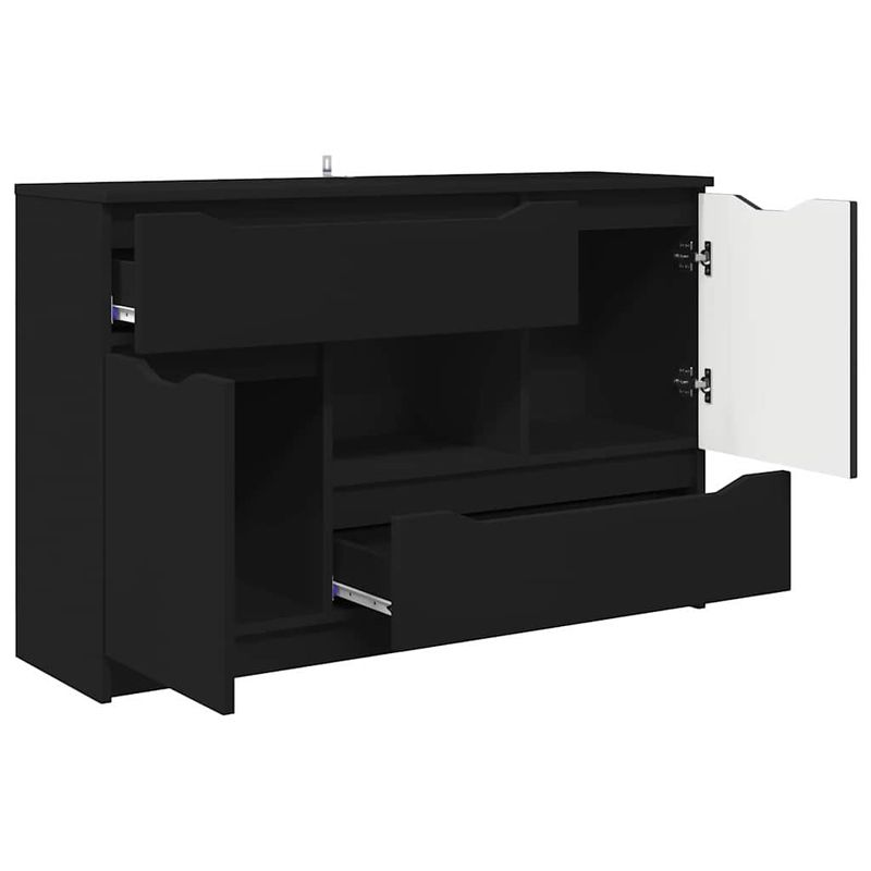 Casa si Gradina - Mobilier - Comode si corpuri - Comode - Bufet cu sertar Negru 100 x 30 x 65,6 Lemn compozit - Infinity.ro