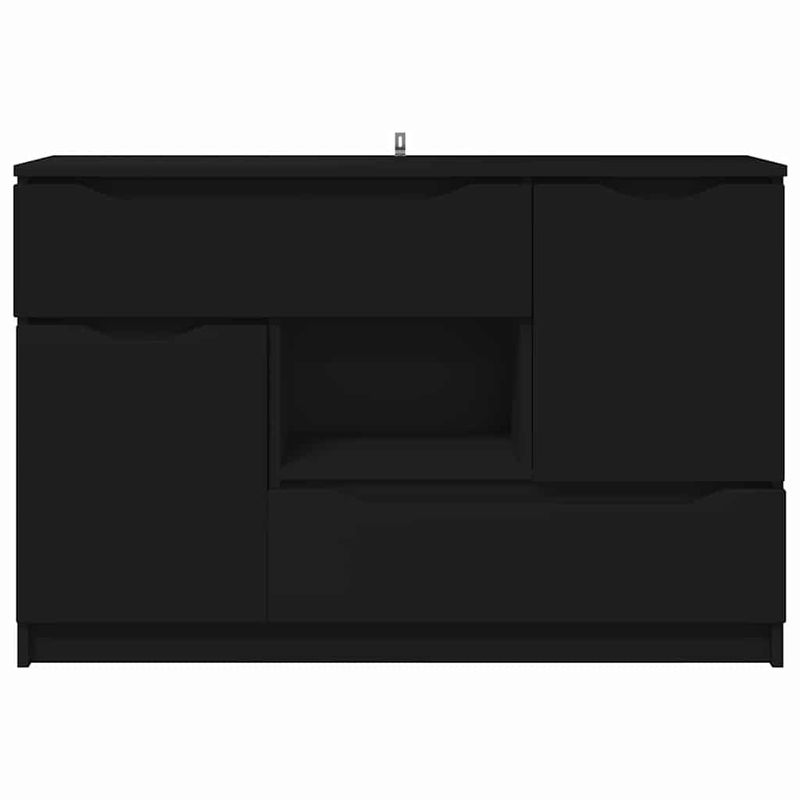 Casa si Gradina - Mobilier - Comode si corpuri - Comode - Bufet cu sertar Negru 100 x 30 x 65,6 Lemn compozit - Infinity.ro
