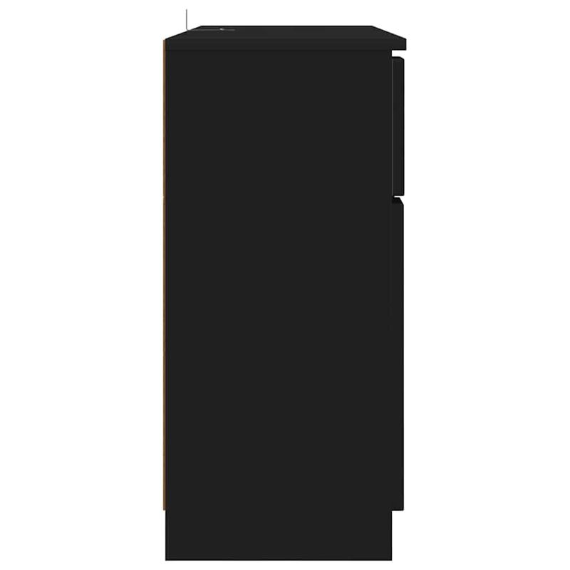Casa si Gradina - Mobilier - Comode si corpuri - Comode - Bufet cu sertar Negru 100 x 30 x 65,6 Lemn compozit - Infinity.ro