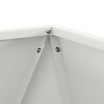 Casa si Gradina - Gradinarit si plante - Plante si ghivece - Ghivece si suporturi - Jardiniera 2 pcs Alb 50 x 50 x 50 cm Otel - Infinity.ro