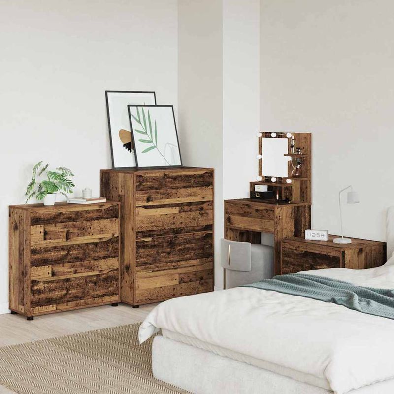 Casa si Gradina - Mobilier - Dulapuri si sifoniere - Dulapuri - Dulap de depozitare Lemn Vechi 80 x 31 x 81 cm Lemn compozit - Infinity.ro