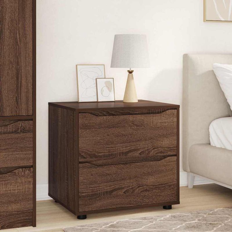 Casa si Gradina - Mobilier - Dulapuri si sifoniere - Dulapuri - Dulap de depozitare Stejar inchis 60 x 48 x 57 cm Lemn compozit - Infinity.ro