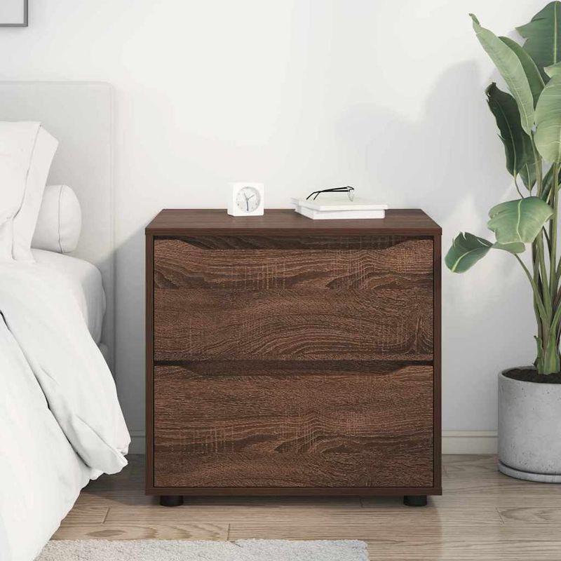 Casa si Gradina - Mobilier - Dulapuri si sifoniere - Dulapuri - Dulap de depozitare Stejar inchis 60 x 48 x 57 cm Lemn compozit - Infinity.ro
