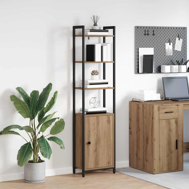 Casa si Gradina - Mobilier - Biblioteci si rafturi - Biblioteci - Dulap pentru carti Stejar Artizanal 40 x 24 x 161 cm - Infinity.ro