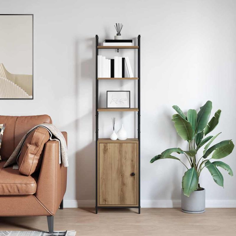 Casa si Gradina - Mobilier - Biblioteci si rafturi - Biblioteci - Dulap pentru carti Stejar Artizanal 40 x 24 x 161 cm - Infinity.ro