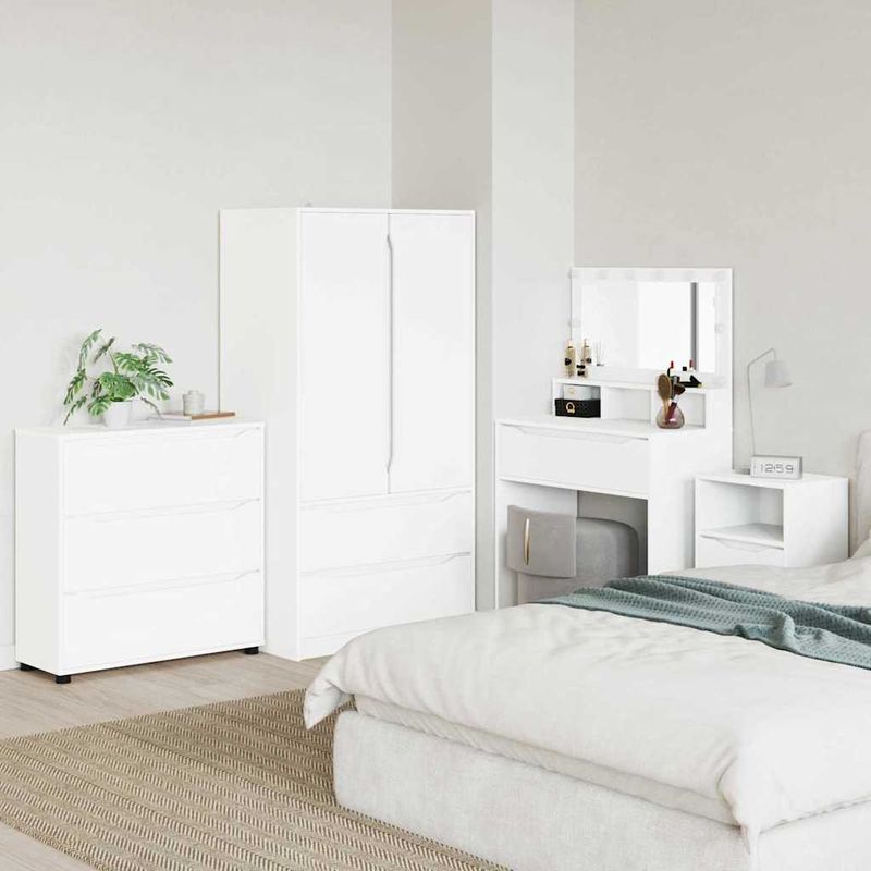 Casa si Gradina - Mobilier - Dulapuri si sifoniere - Dulapuri - Dulap de depozitare Alb 80 x 31 x 81 cm Lemn compozit - Infinity.ro
