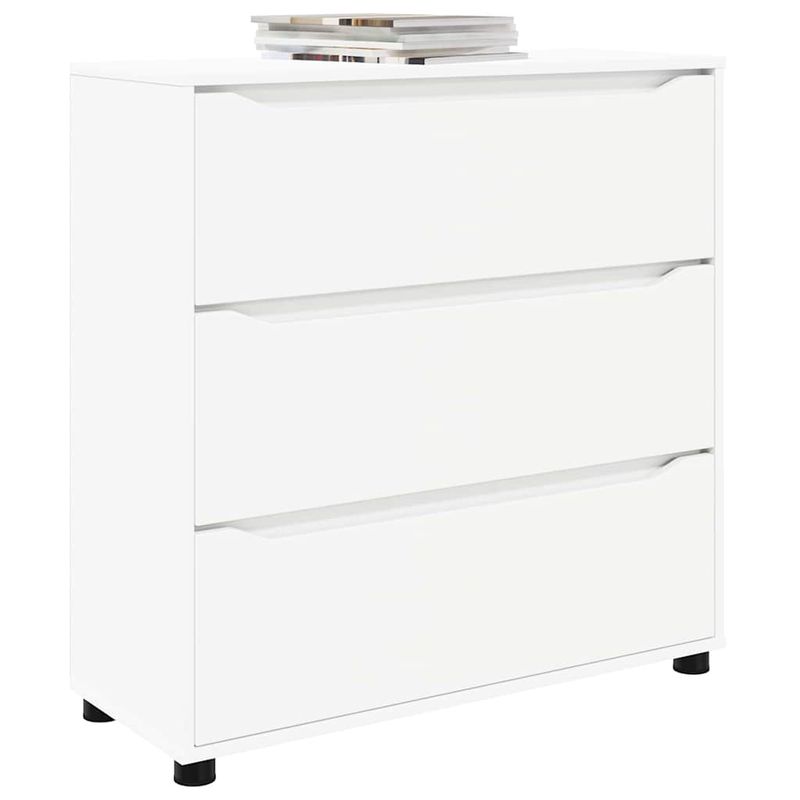 Casa si Gradina - Mobilier - Dulapuri si sifoniere - Dulapuri - Dulap de depozitare Alb 80 x 31 x 81 cm Lemn compozit - Infinity.ro