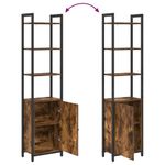 Casa si Gradina - Mobilier - Biblioteci si rafturi - Biblioteci - Dulap pentru carti Stejar fumuriu 40 x 24 x 161 cm - Infinity.ro