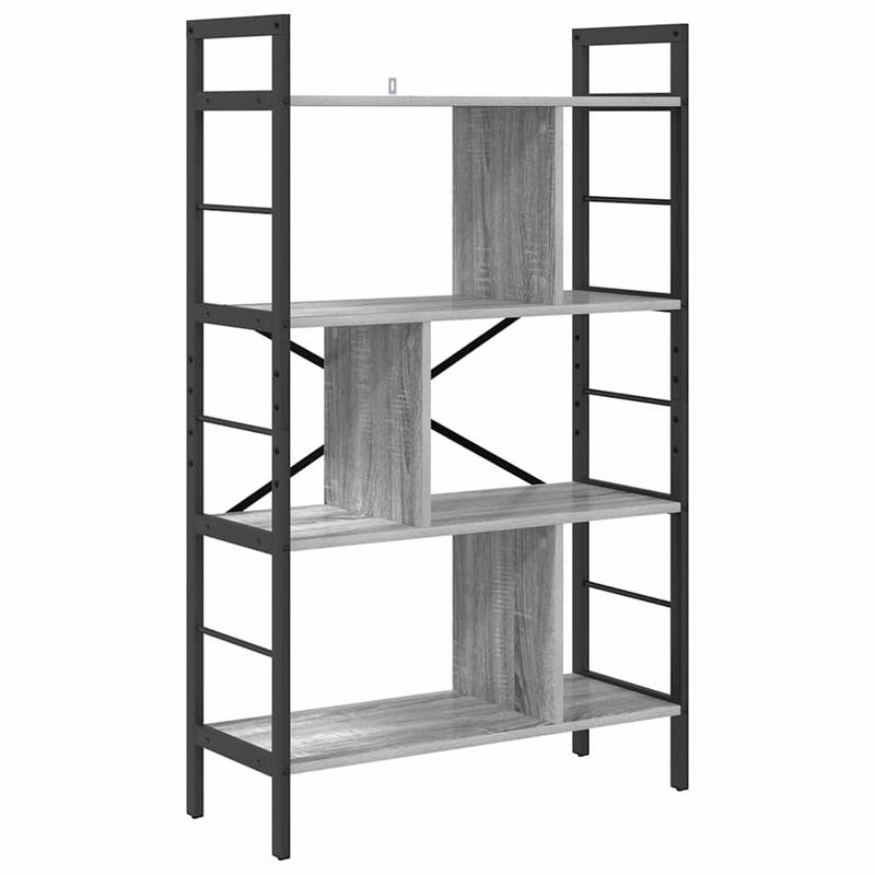 Casa si Gradina - Mobilier - Biblioteci si rafturi - Biblioteci - Raft pentru carti Gri Sonoma 75 x 30 x 123,5 cm Lemn compozit - Infinity.ro