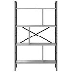 Casa si Gradina - Mobilier - Biblioteci si rafturi - Biblioteci - Raft pentru carti Gri Sonoma 75 x 30 x 123,5 cm Lemn compozit - Infinity.ro