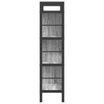 Casa si Gradina - Mobilier - Biblioteci si rafturi - Biblioteci - Raft pentru carti Gri Sonoma 75 x 30 x 123,5 cm Lemn compozit - Infinity.ro