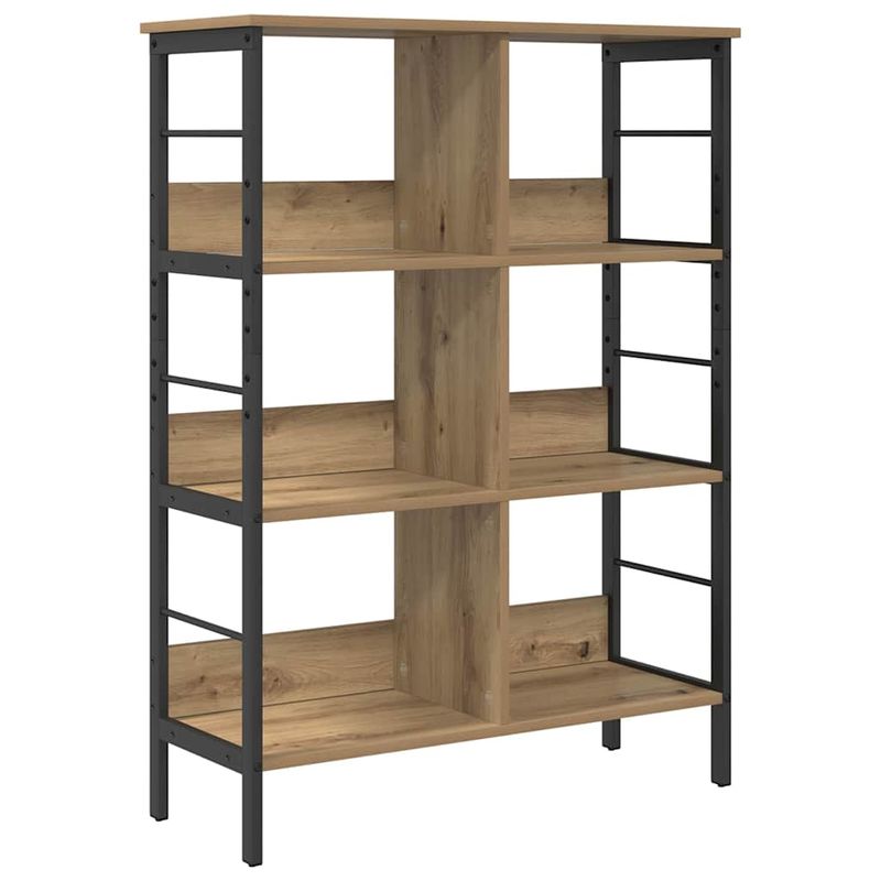 Casa si Gradina - Mobilier - Biblioteci si rafturi - Biblioteci - Raft pentru carti Stejar Artizanal 82 x 32 x 112 cm - Infinity.ro