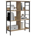 Casa si Gradina - Mobilier - Biblioteci si rafturi - Biblioteci - Raft pentru carti Stejar Artizanal 82 x 32 x 112 cm - Infinity.ro