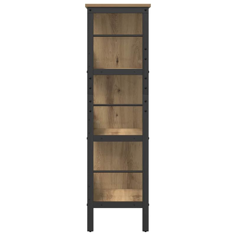 Casa si Gradina - Mobilier - Biblioteci si rafturi - Biblioteci - Raft pentru carti Stejar Artizanal 82 x 32 x 112 cm - Infinity.ro