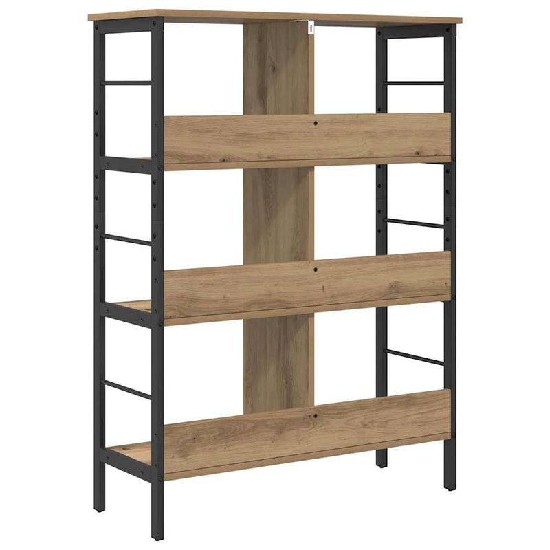 Casa si Gradina - Mobilier - Biblioteci si rafturi - Biblioteci - Raft pentru carti Stejar Artizanal 82 x 32 x 112 cm - Infinity.ro