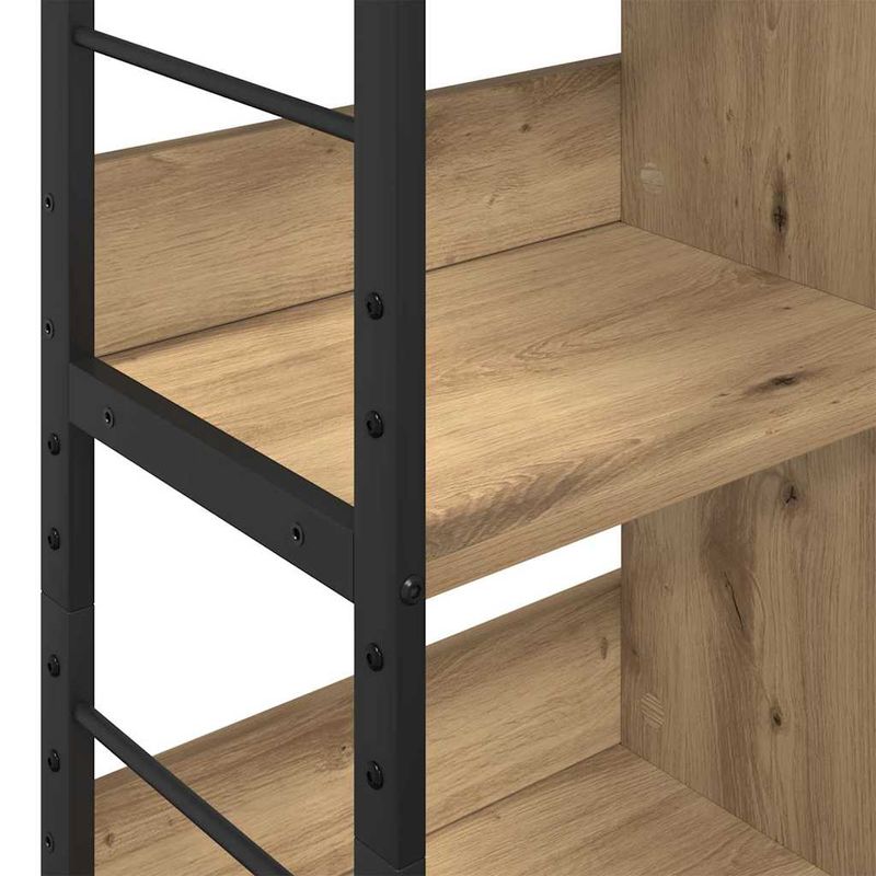 Casa si Gradina - Mobilier - Biblioteci si rafturi - Biblioteci - Raft pentru carti Stejar Artizanal 82 x 32 x 112 cm - Infinity.ro